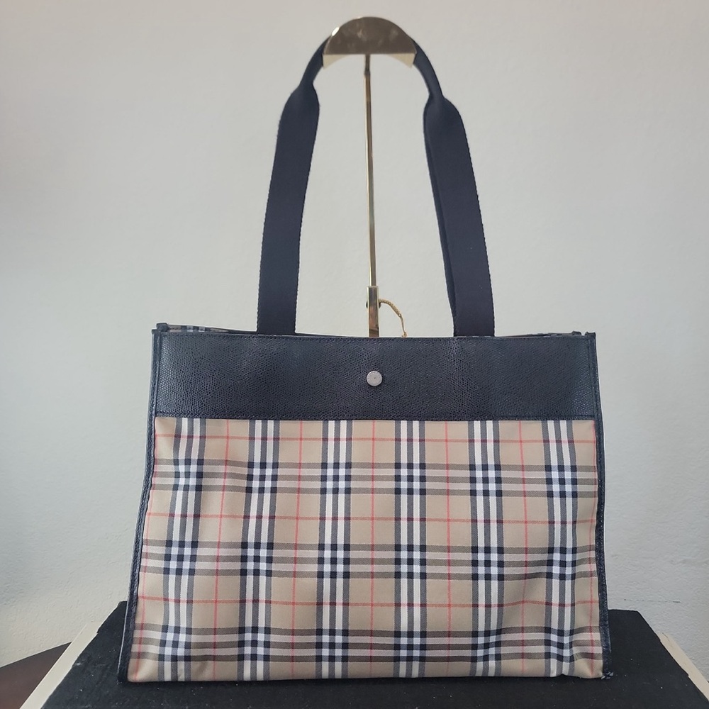 BURBERRY Novacheck nylon shopper's tote